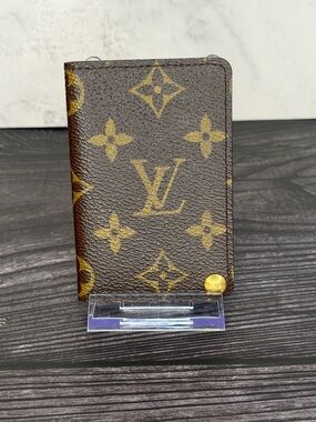 Louis Vuitton Monogram Card Holder Photo Holder Wallet | Vintage Authentic
